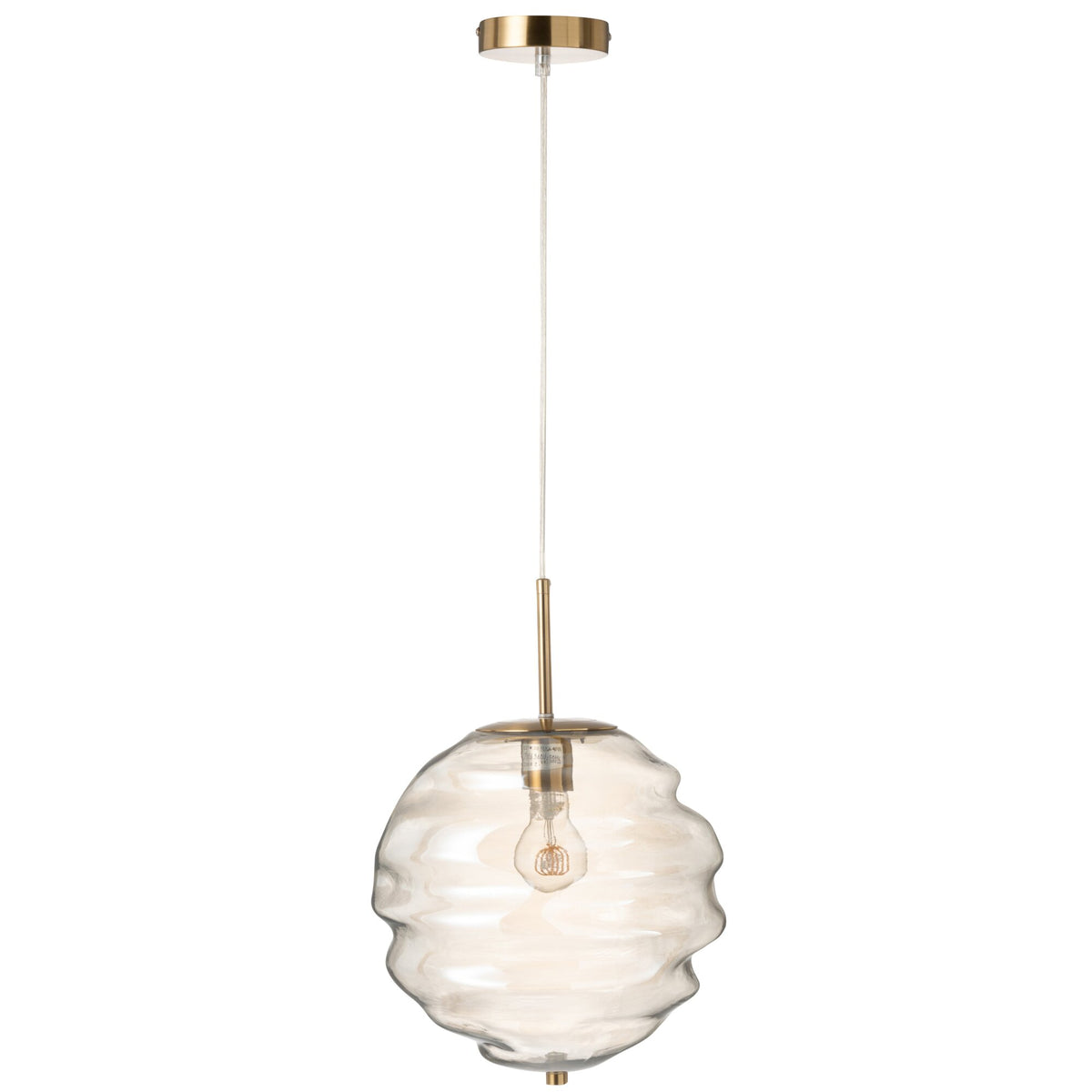 Lampa wisząca Glass Light Cognac J-Line