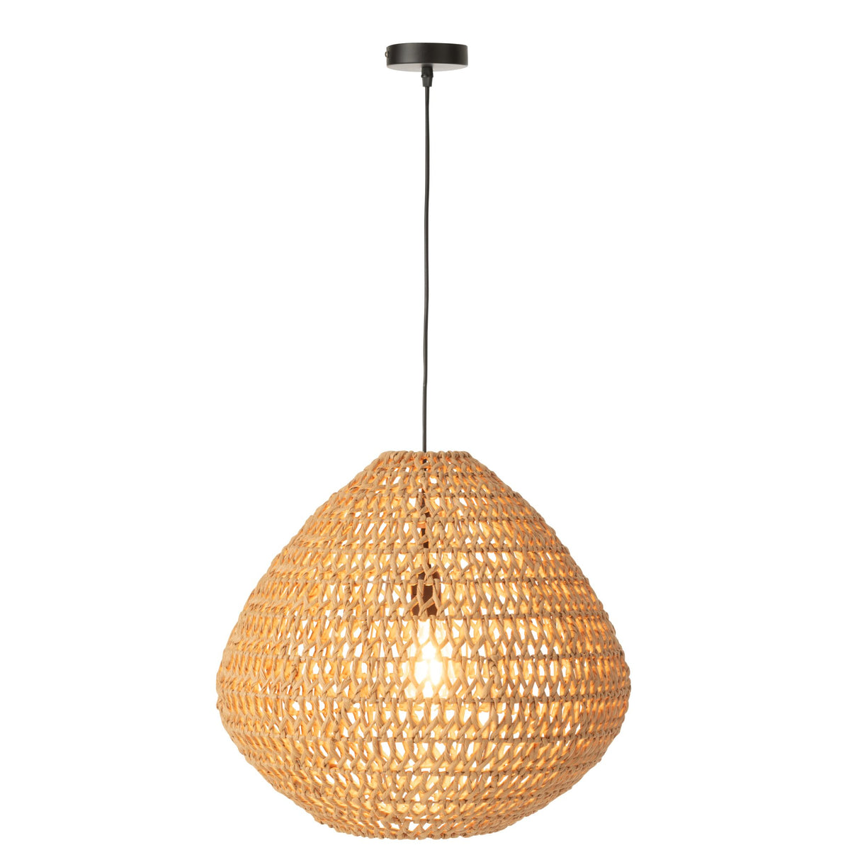 Lampa wisząca Metal Skręcana Naturalna J-Line
