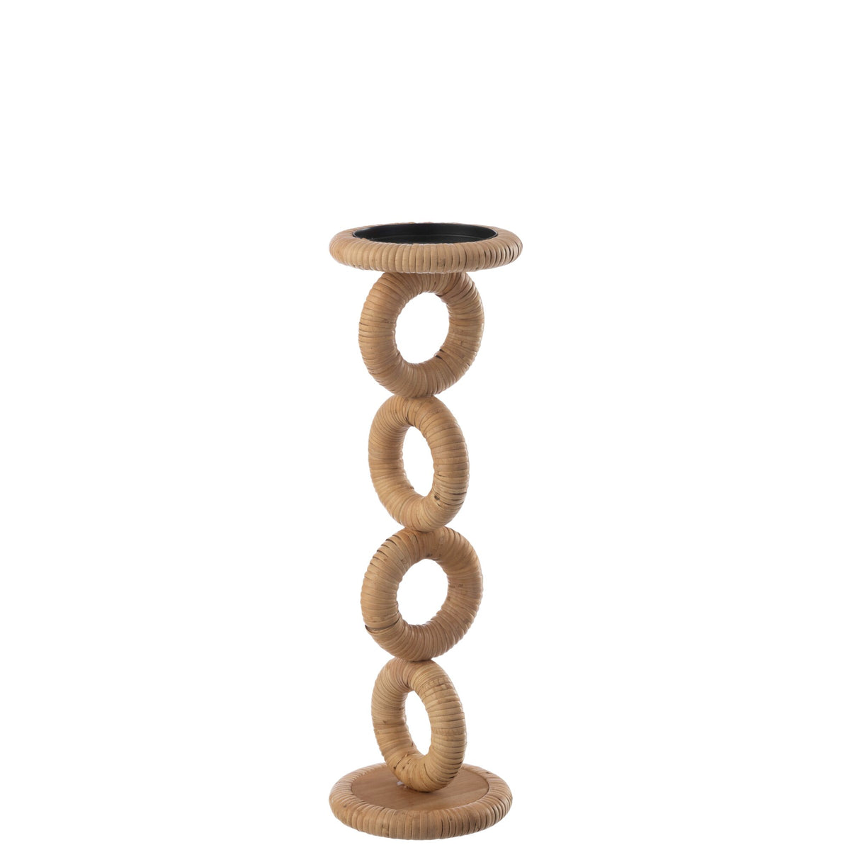 Świecznik Ring MDF Naturalny Large J-Line