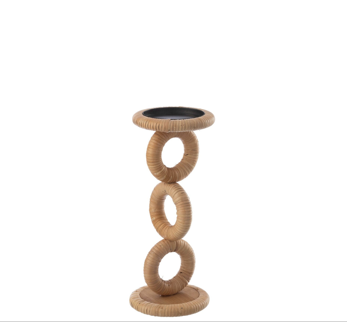 Świecznik Ring MDF Naturalny Mały J-Line