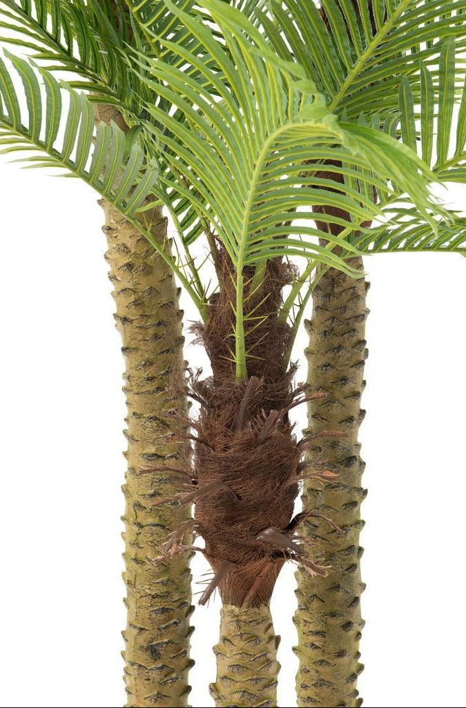 Palma 3-częściowa Real Touch w doniczce Sztuczna Zielona H300cm J-Line