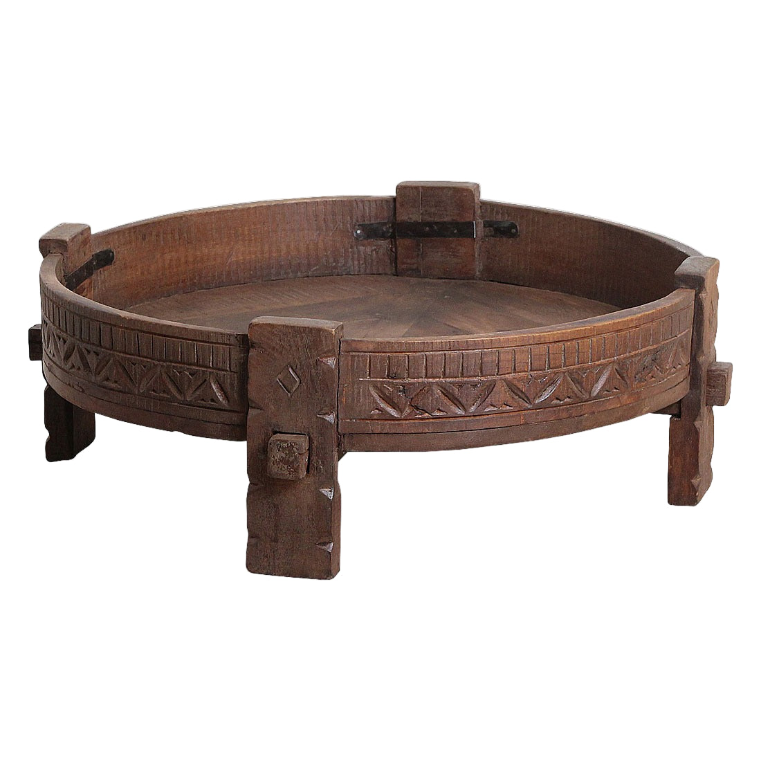 Stolik pomocniczy Grinder Brązowy Raw Materials