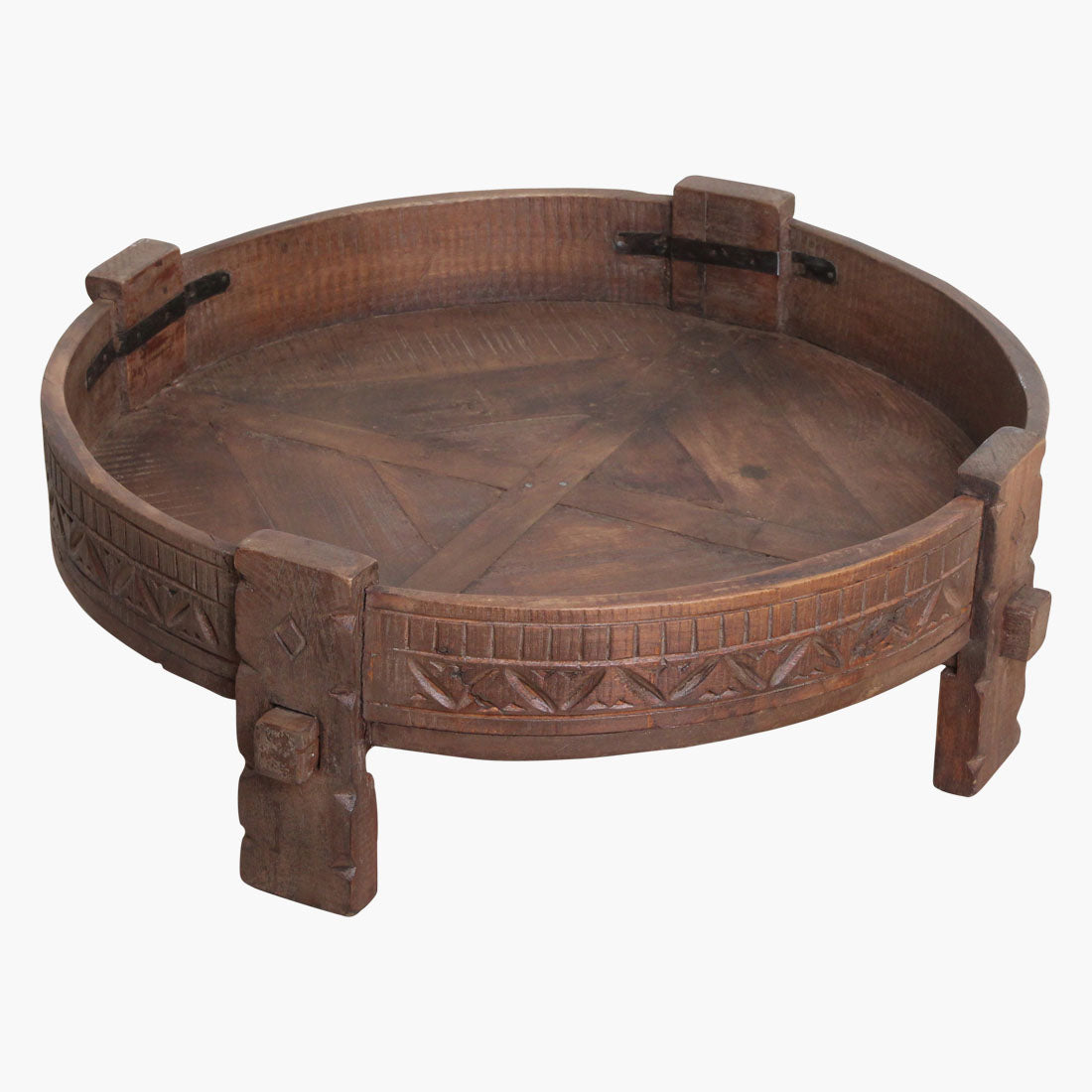 Stolik pomocniczy Grinder Brązowy Raw Materials