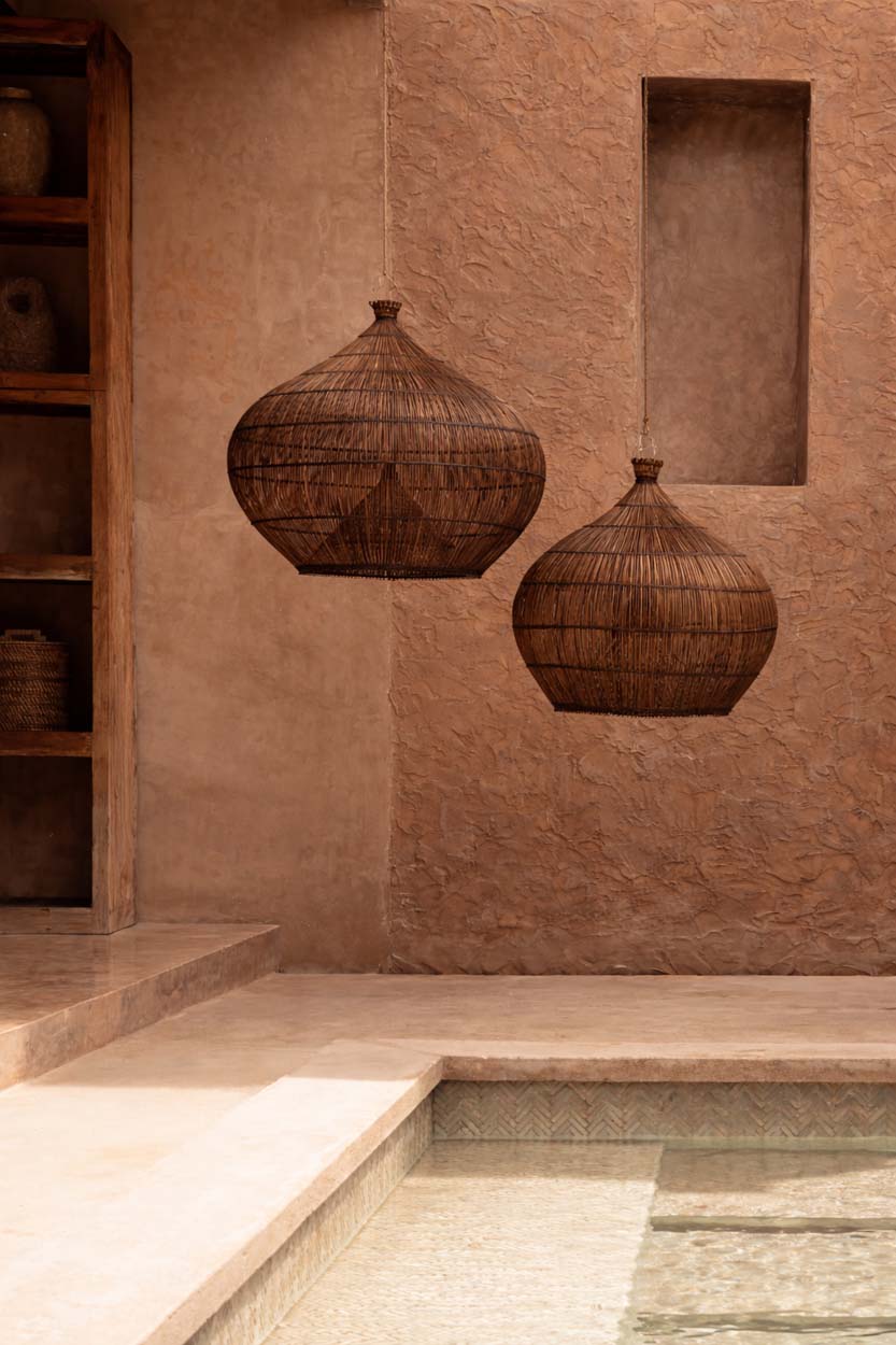 Lampa wisząca Desert Gourd Ciemny Orzech Large Bazar Bizar