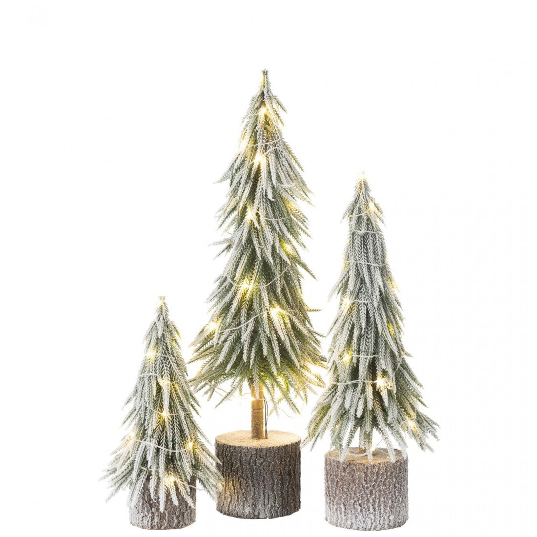 Choinka A+LED Sztuczny Śnieg Zielona Mała H30cm J-Line