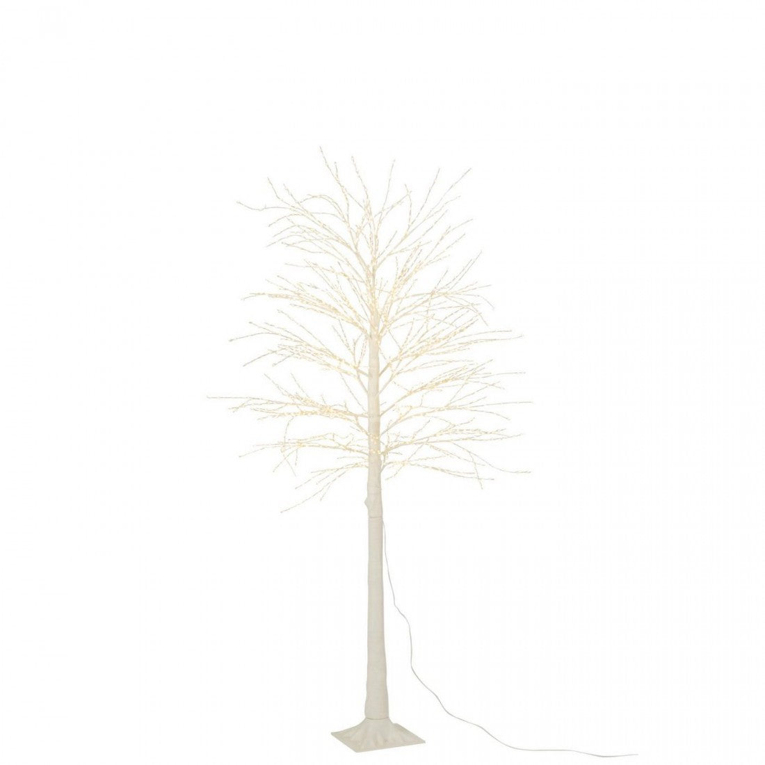 Choinka 2000 LED Plastikowa Biała Średnia H180cm J-Line