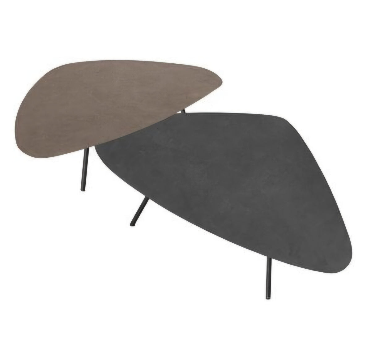DTP Home Stolik kawowy Scala Plectro Earth Zestaw 2 szt.