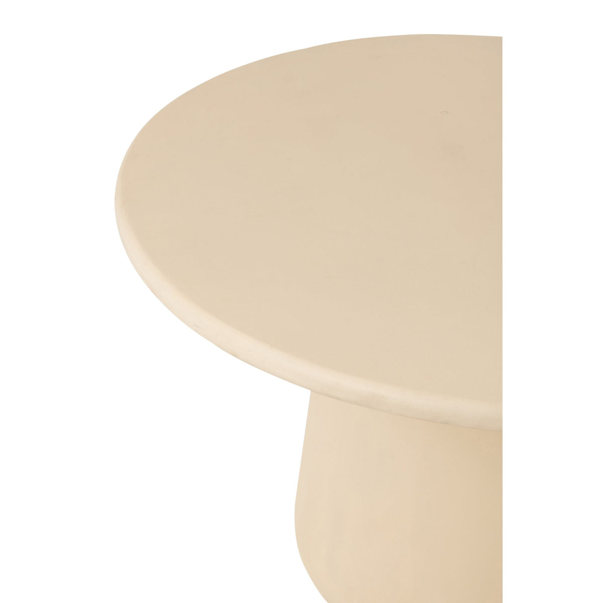 Okrągły stół do jadalni Ram Beige Ø118cm J-Line