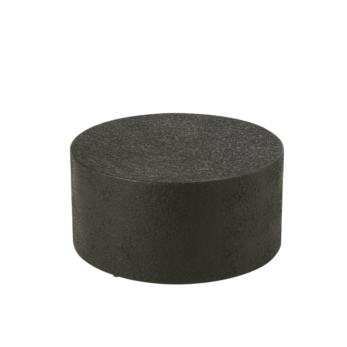 Stolik kawowy cylindryczny MDF czarny J-Line