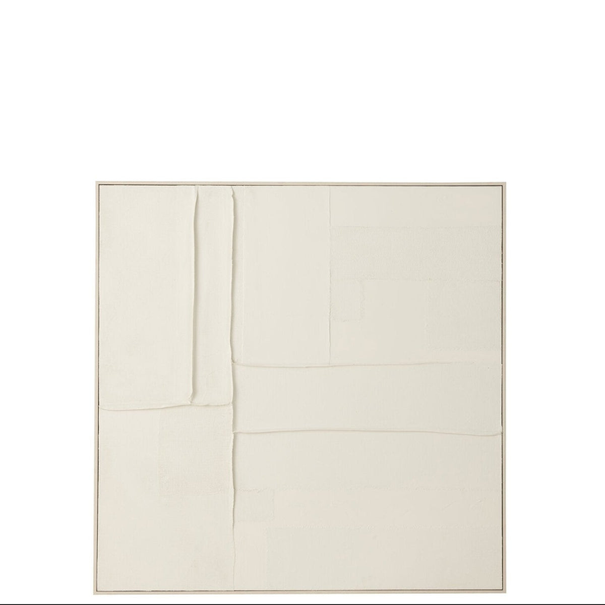 Obraz Log Canvas/drewno sosnowe biały J-Line
