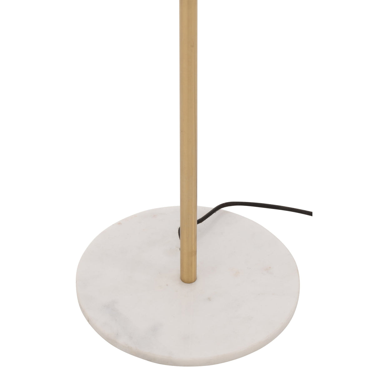 Lampa podłogowa Metal/Marmur Złota J-Line