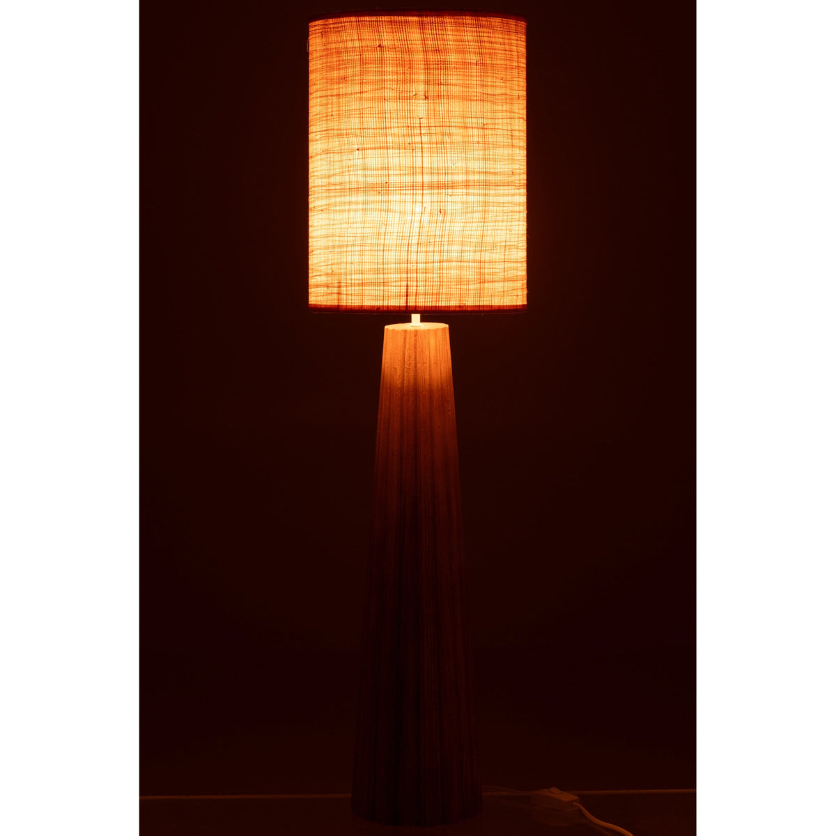 Lampa stołowa Parasol Ailanthus Drewno Naturalne Large J-Line
