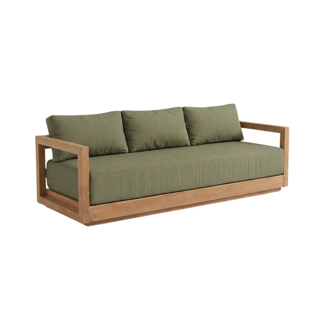 Sofa narożna Umalas Driezits Outdoor Zielony Mech Bazar Bizar