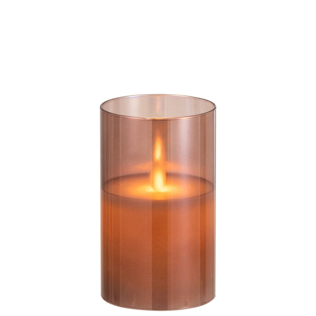 Lampa LED Blinking Glass Brązowa Mała