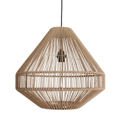 Lampa wisząca Linea Diamond Sznur Naturalny Średnia Ø44cm Surowe Materiały