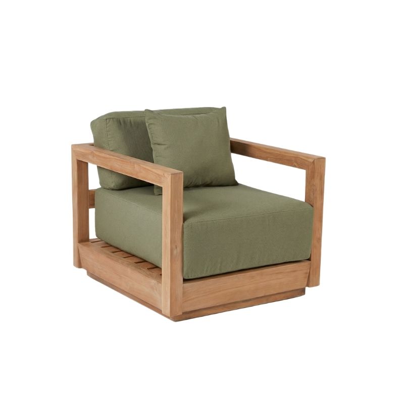 Jednoosobowa sofa Umalas - Outdoor - Zielony Alga Bazar Bizar
