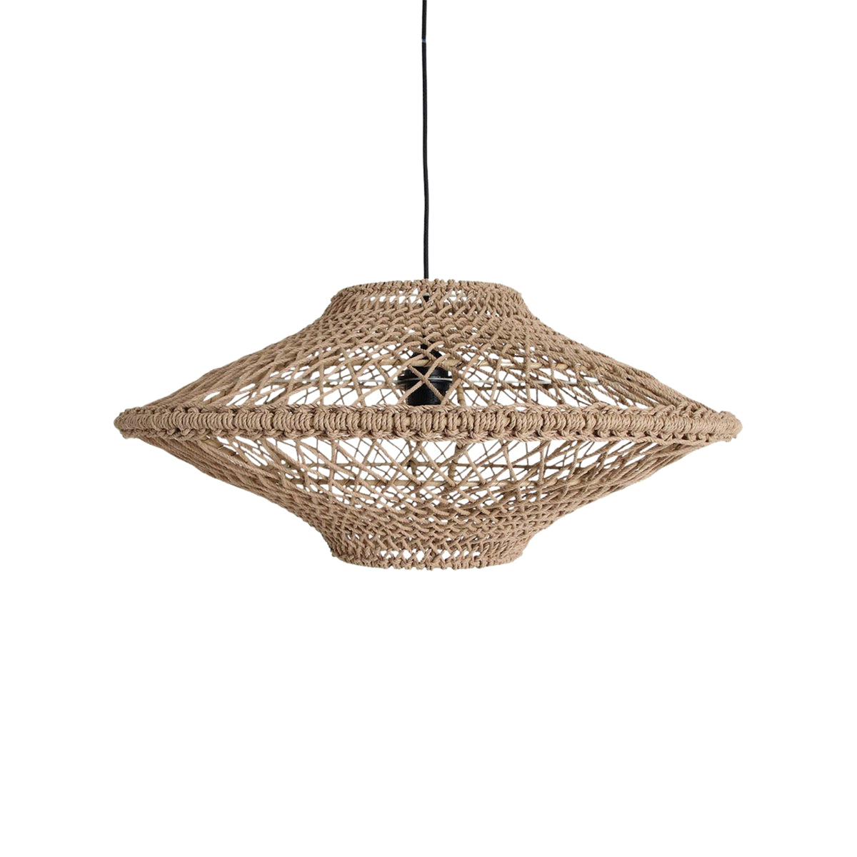 Raw Materials Lampa wisząca Corda Naturalny sznur Zestaw 2 szt.