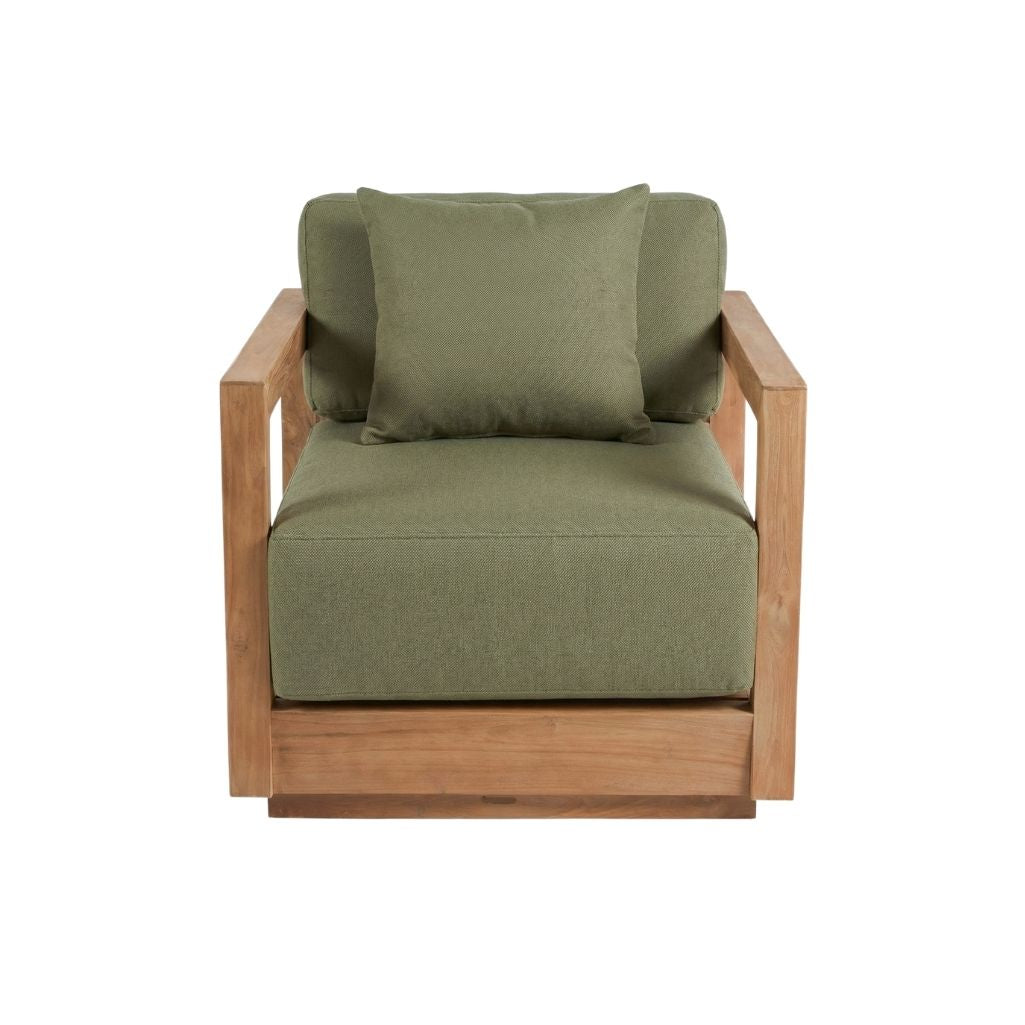 Jednoosobowa sofa Umalas - Outdoor - Zielony Alga Bazar Bizar