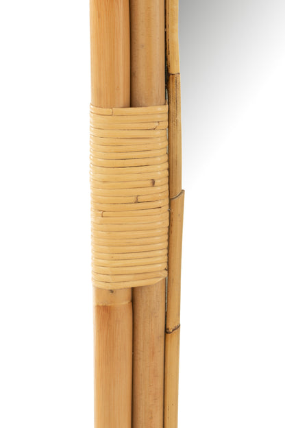 Lustro drabinka rattan naturalny J-Line