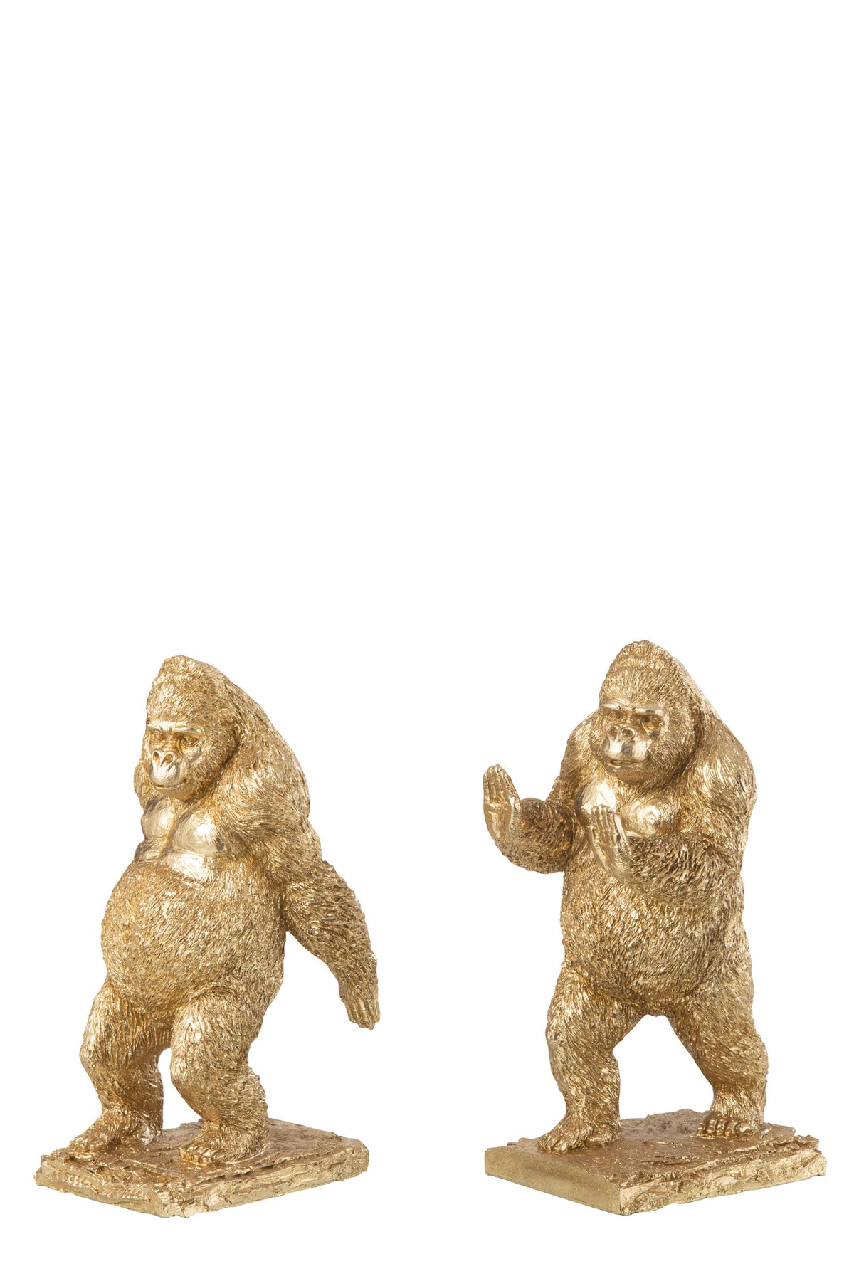 Podpórki do książek Gorilla Resin Gold, zestaw 2 szt. J-Line