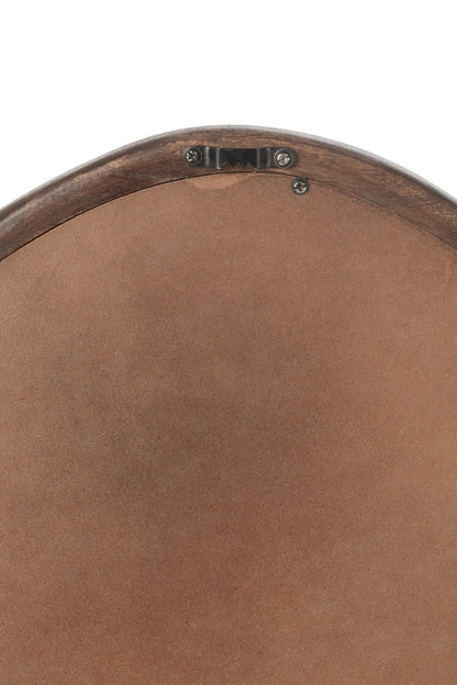 Lustro Whisp Mango Drewno/MDF Brązowe Małe J-Line