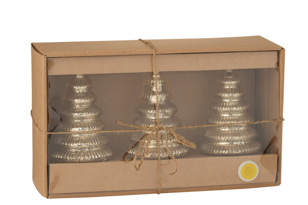 Lampa Boom z listwowym szkłem, złota, zestaw 3 szt. J-Line