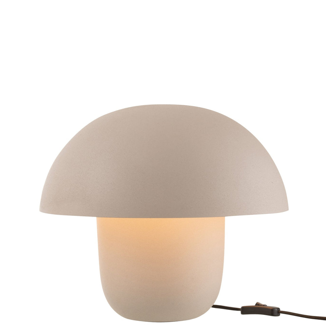 Lampa stołowa Metalowa Beżowa Średnia J-Line