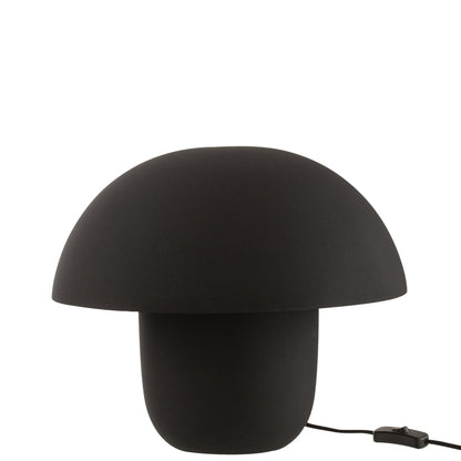 Lampa stołowa J-Line żelazna czarna średnia
