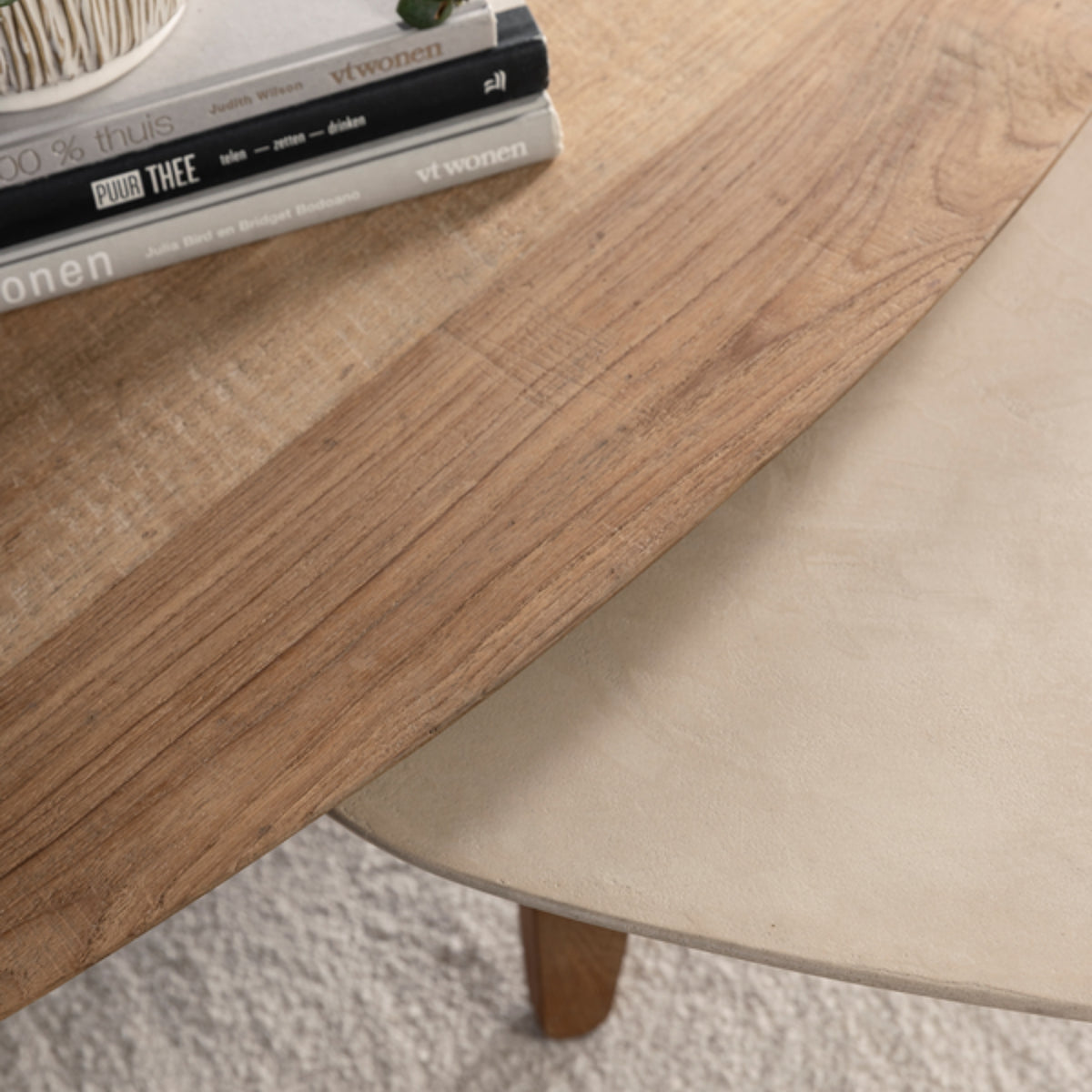 DTP Home Bliss mortex Stolik kawowy Pebble