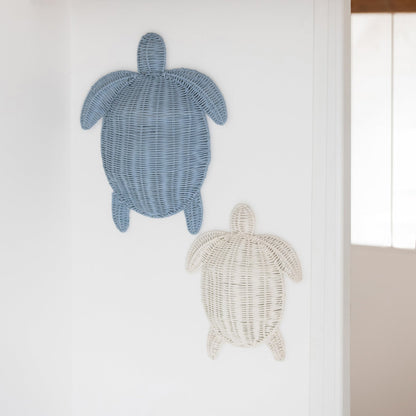 Dekoracja ścienna Turtle Żelazo Jasnoniebieska Duża J-Line