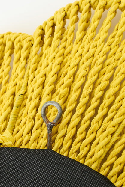 Lustro ścienne Raffia Yellow J-Line