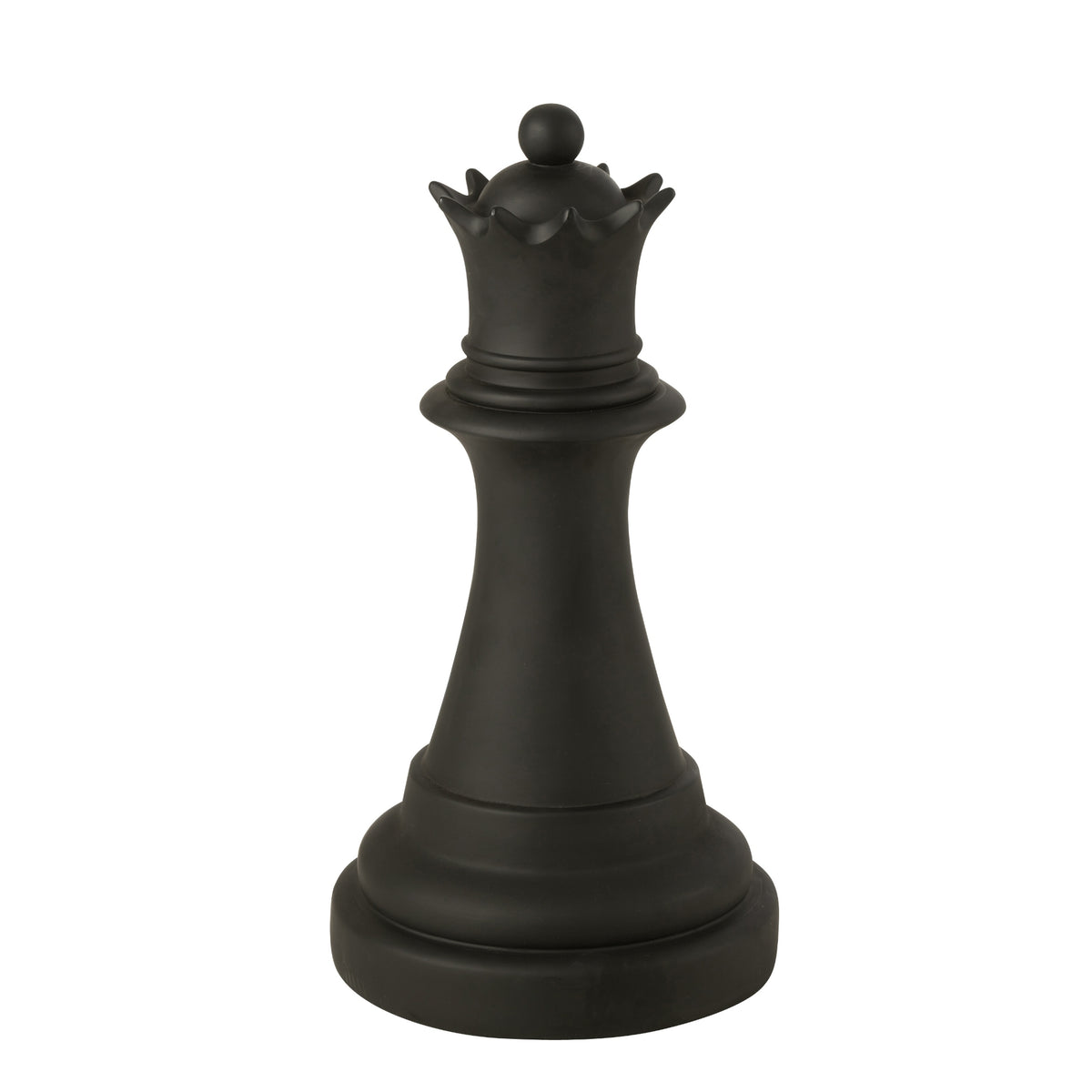 Duża figura szachowa Hetman Czarna J-Line