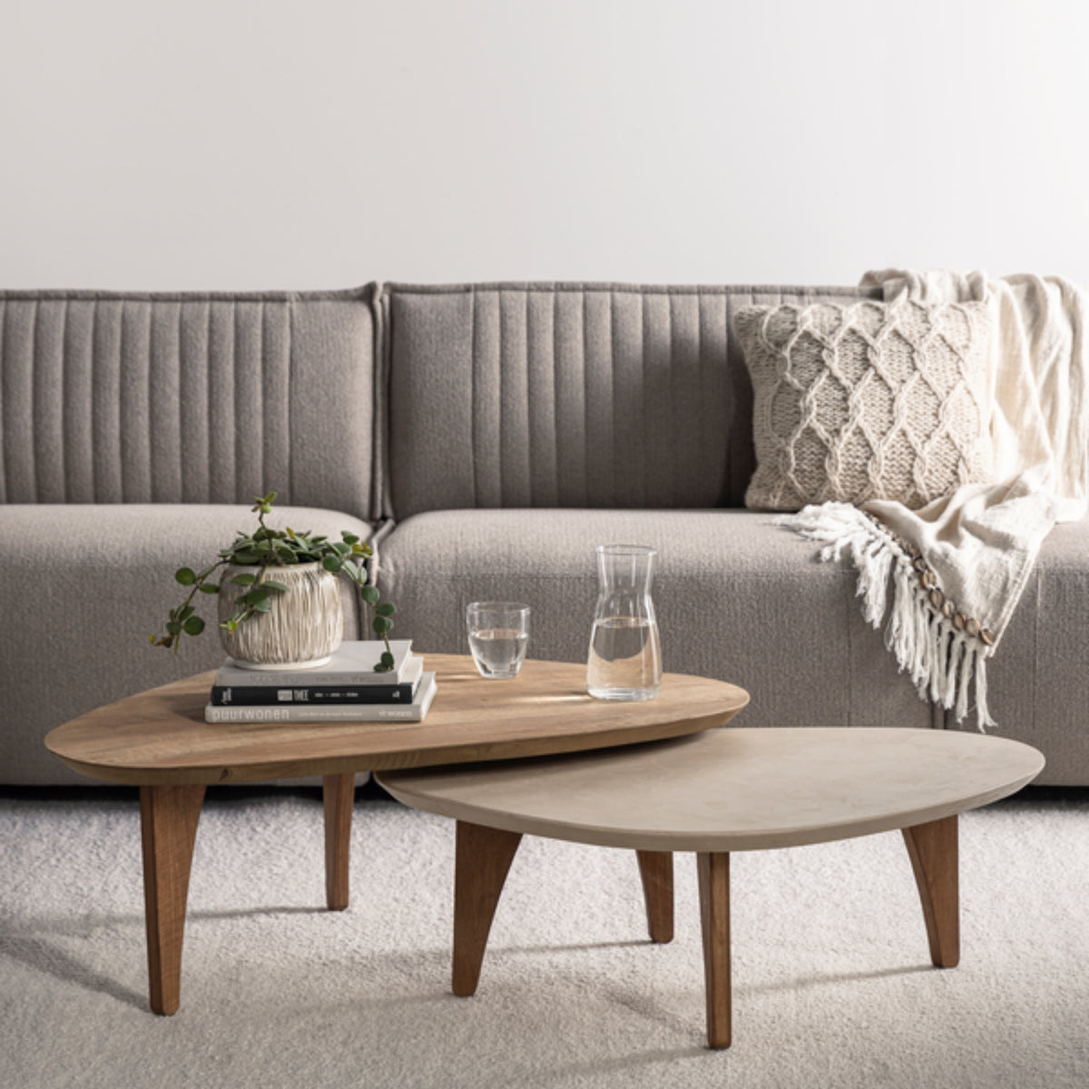 DTP Home Bliss mortex Stolik kawowy Pebble