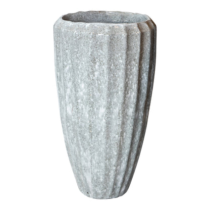Biała ceramiczna doniczka Olver Small Ø48x90cm PTMD