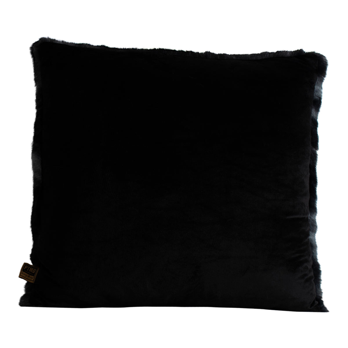 Poduszka Linde Czarny Welur 60x60cm PTMD