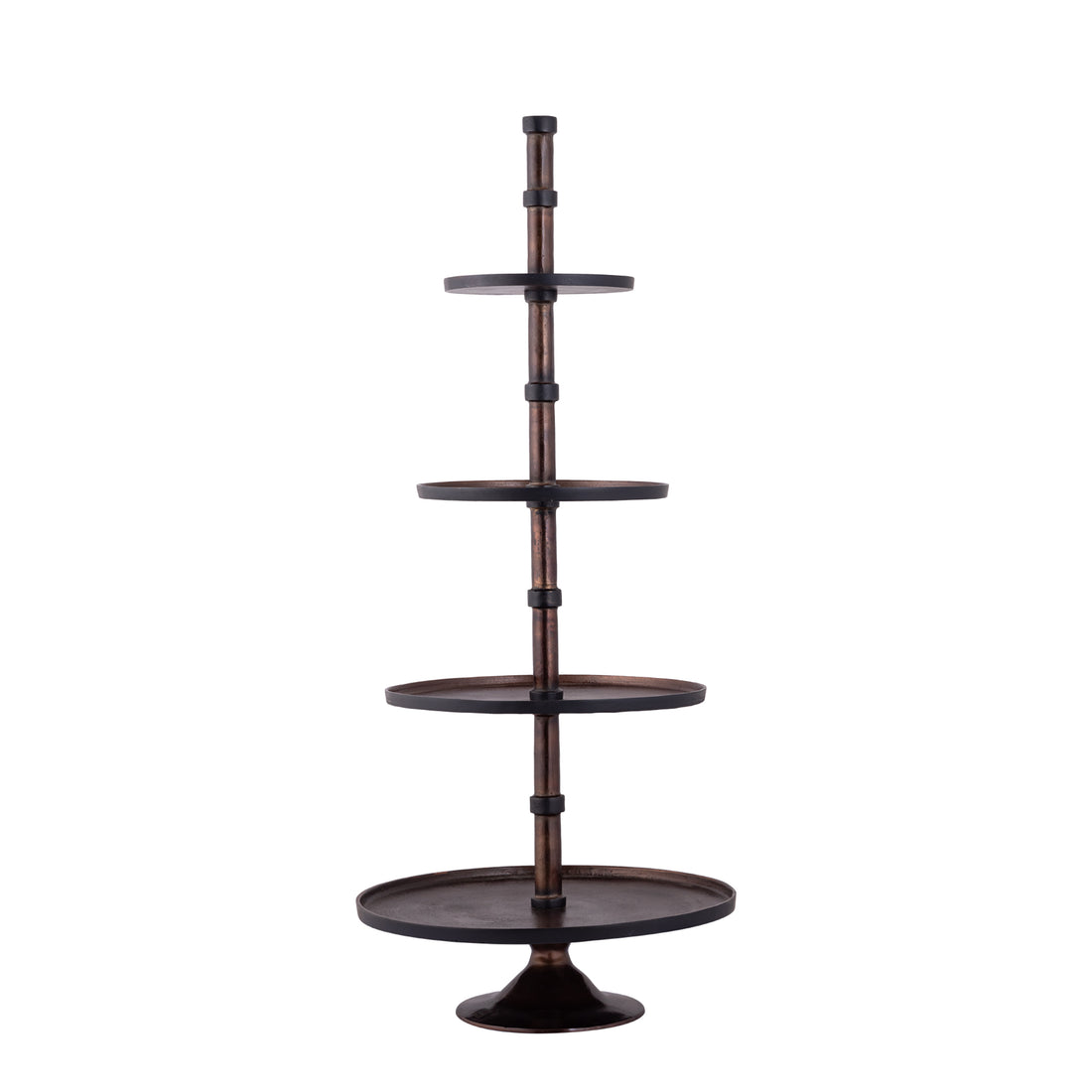 Glinda Copper Alu Etagera Round L PTMD