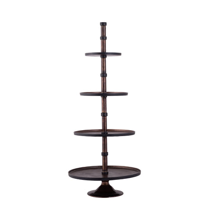 Glinda Copper Alu Etagera Round L PTMD