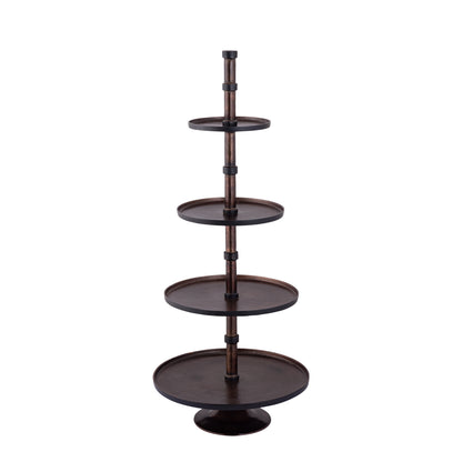 Glinda Copper Alu Etagera Round L PTMD