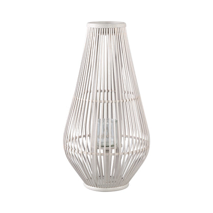 Lampa Lysia L- 35x35x68 cm - Szkło - Białe PTMD