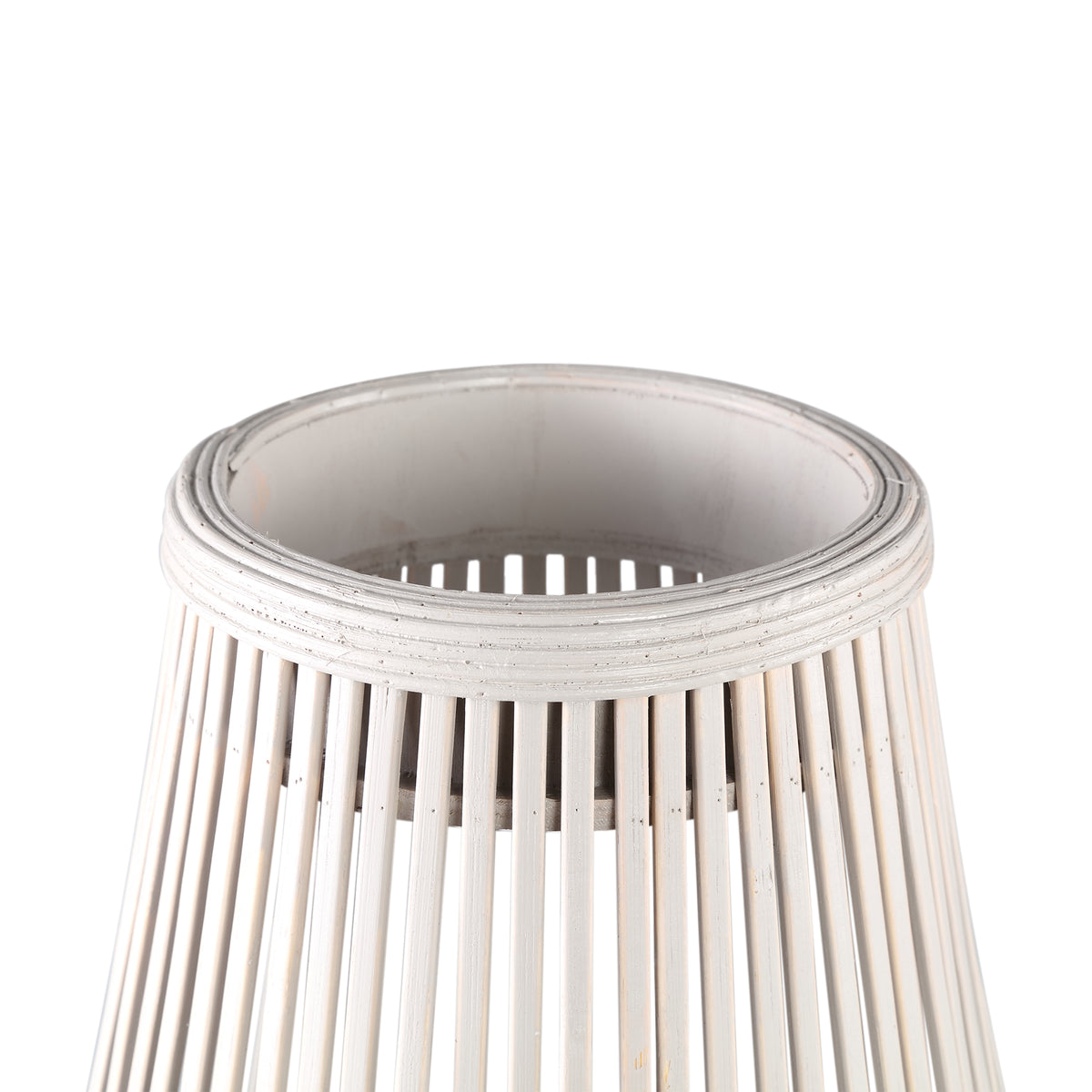 Lampa Lysia L- 35x35x68 cm - Szkło - Białe PTMD
