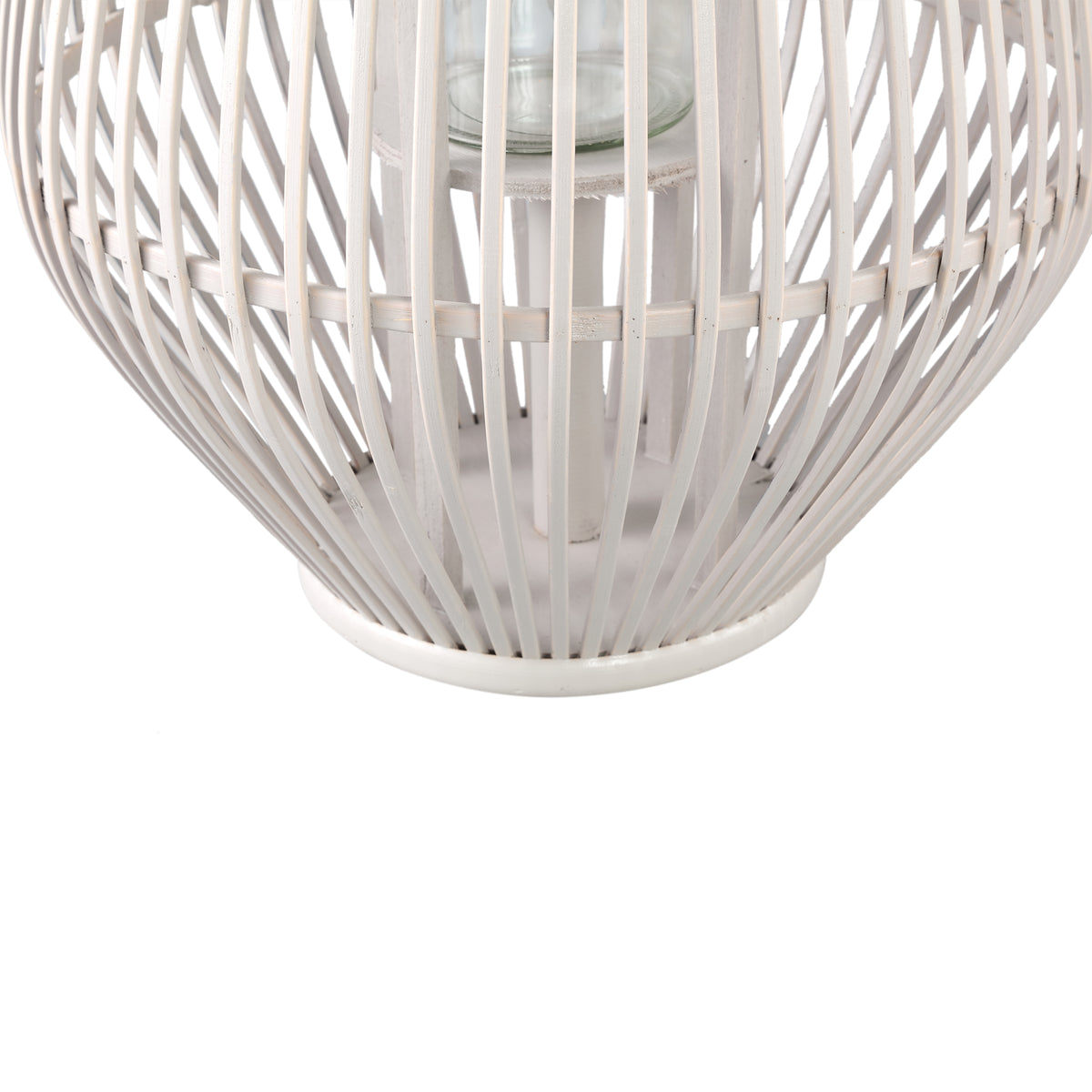 Lampa Lysia L- 35x35x68 cm - Szkło - Białe PTMD
