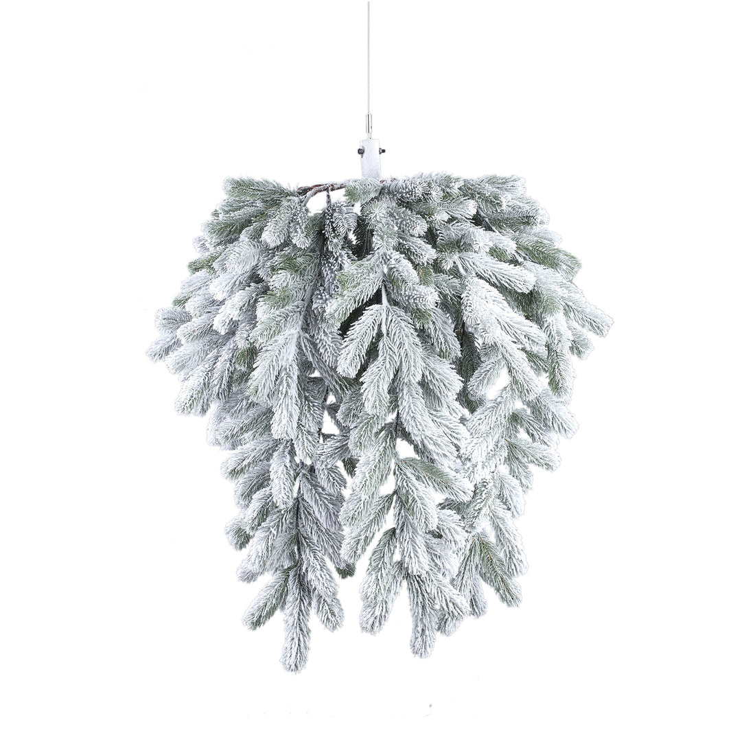 Zawieszka świąteczna Rosamond - 60x60x80 cm - PVC - Białe PTMD