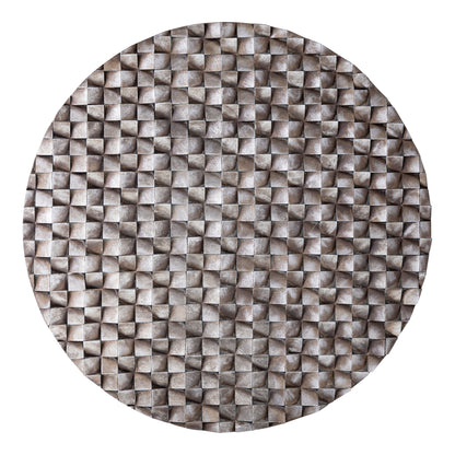 Panel ścienny Zoaya Bronze 3D Okrągły Duży Ø120cm PTMD