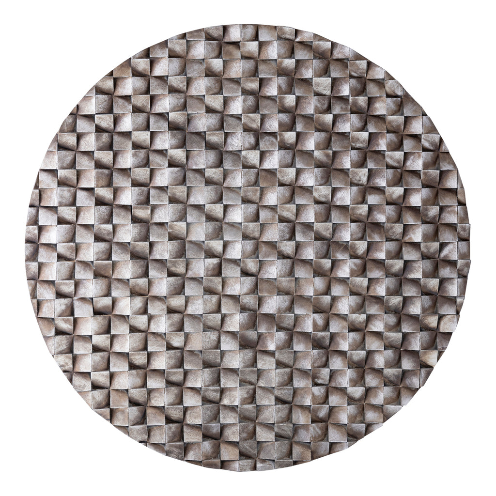 Panel ścienny Zoaya Bronze 3D Okrągły Duży Ø120cm PTMD