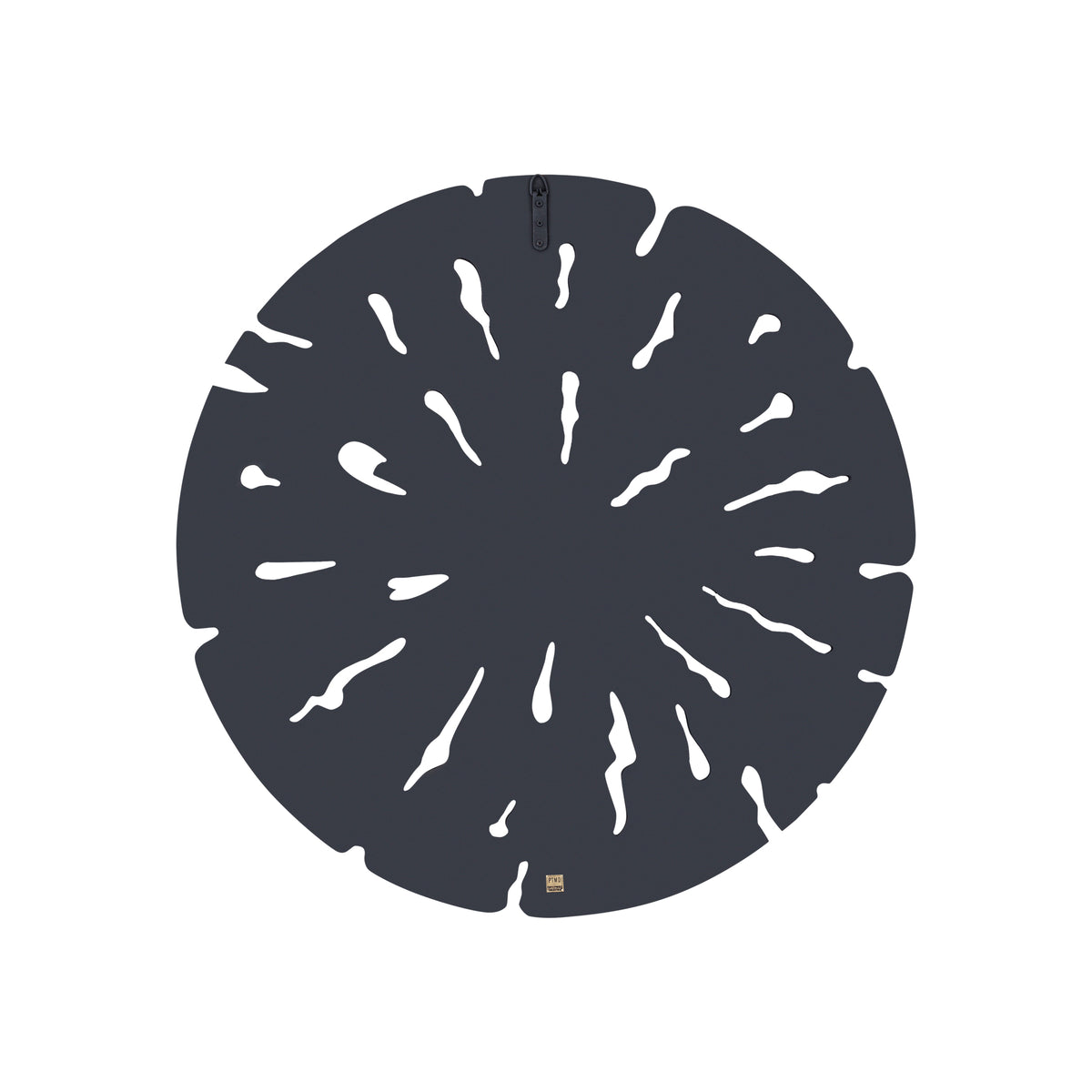 Panel ścienny Bonte S - 90x2x90 cm - MDF - Brązowy PTMD