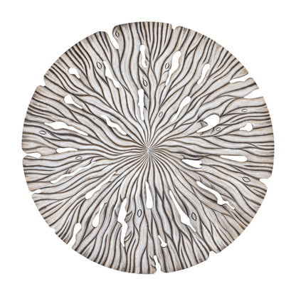 Panel ścienny Bonte L - 120x2x120 cm - MDF - Krem PTMD