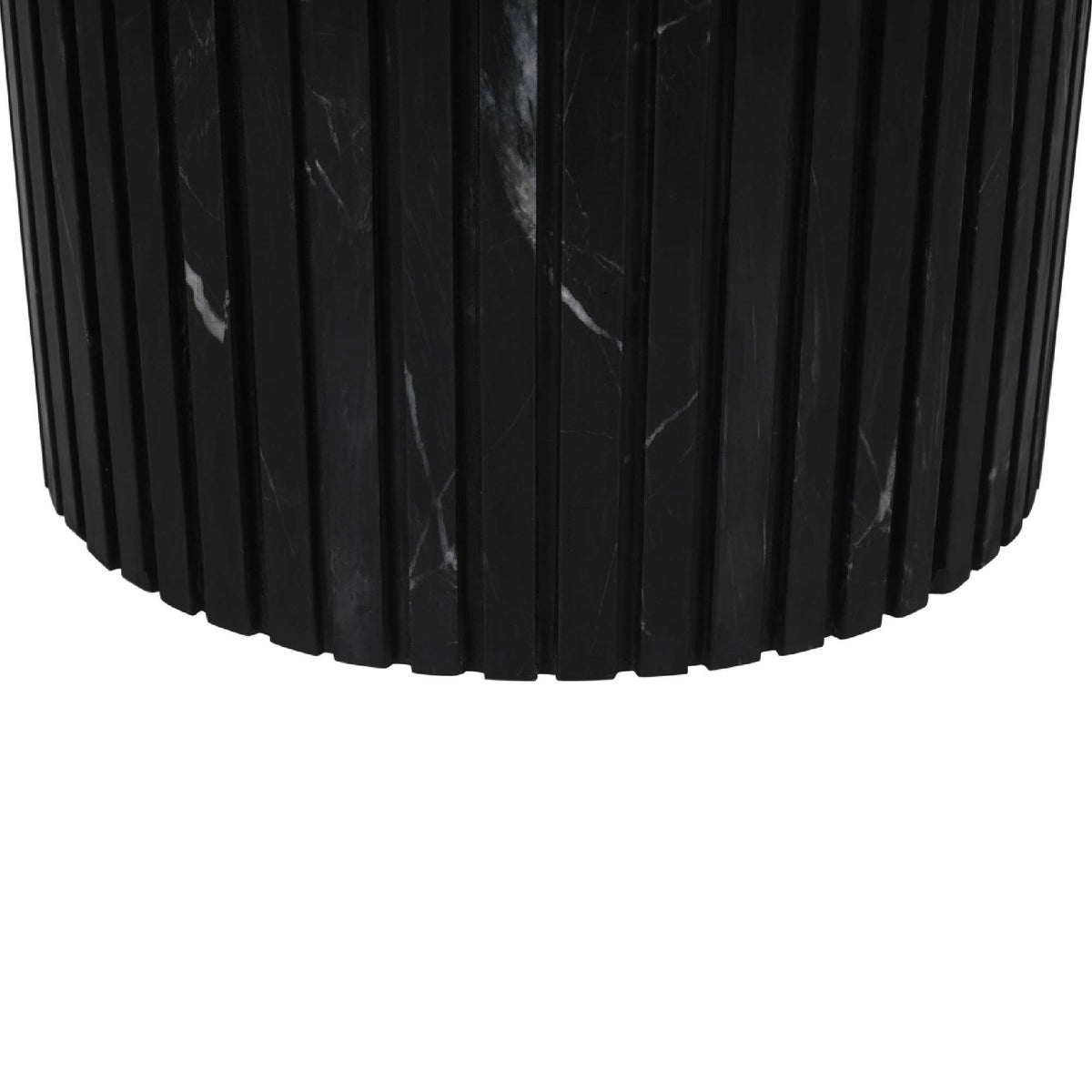 Stolik kawowy Neelim - 91x91x41 cm - Marmur - Czarny PTMD