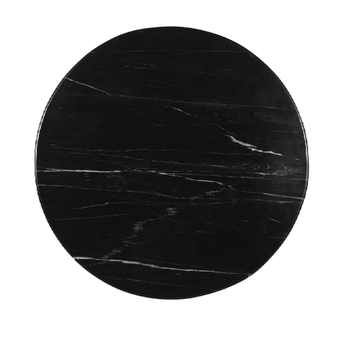 Stolik kawowy Neelim - 91x91x41 cm - Marmur - Czarny PTMD
