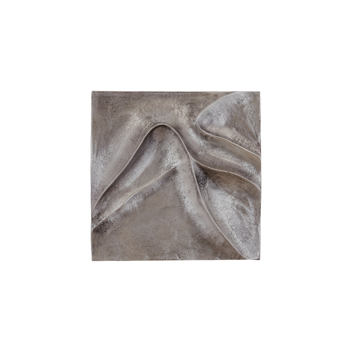 Panel ścienny Gihan S - 42x5x42 cm - Aluminium - Srebrny PTMD