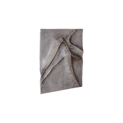 Panel ścienny Gihan S - 42x5x42 cm - Aluminium - Srebrny PTMD